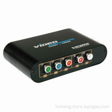 Component Video + R/L Stereo Audio to HDMI Converter